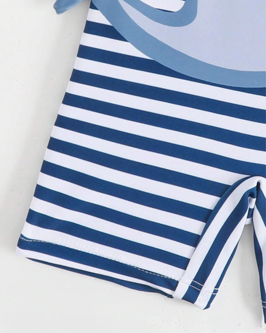 Baby Sailor Print Short Sleeve Romper