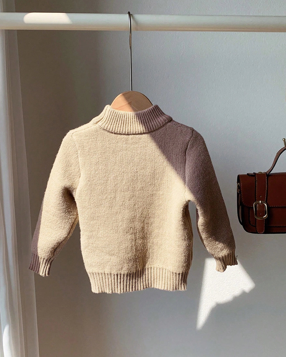 Toddler Turtleneck Sweater – Khaki
