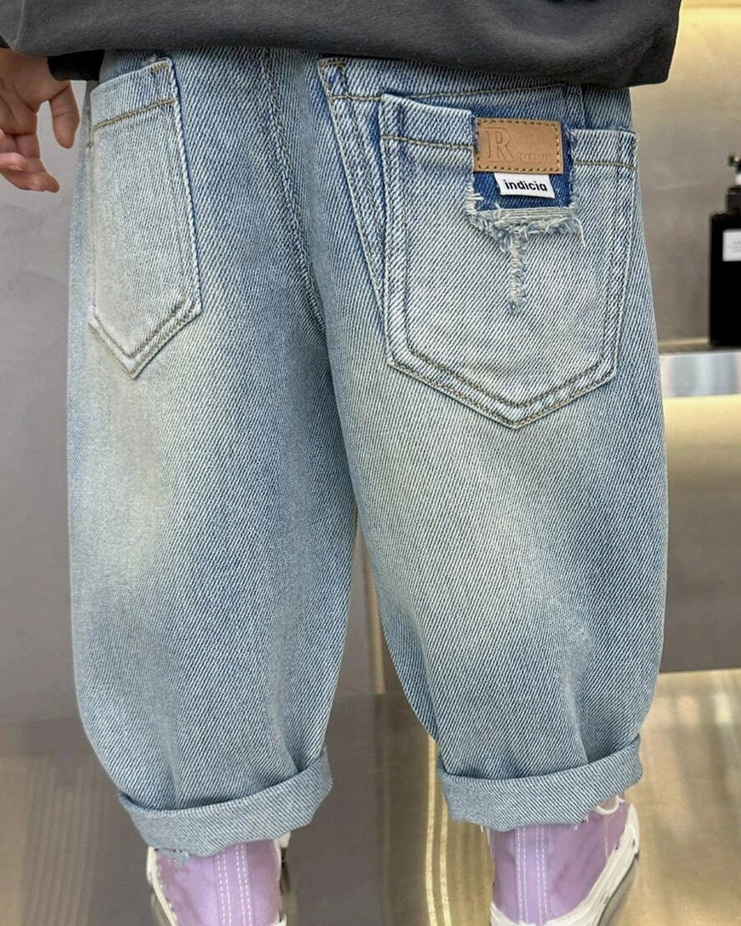 Boys Distressed Denim Jeans – Casual Spring/Summer Style