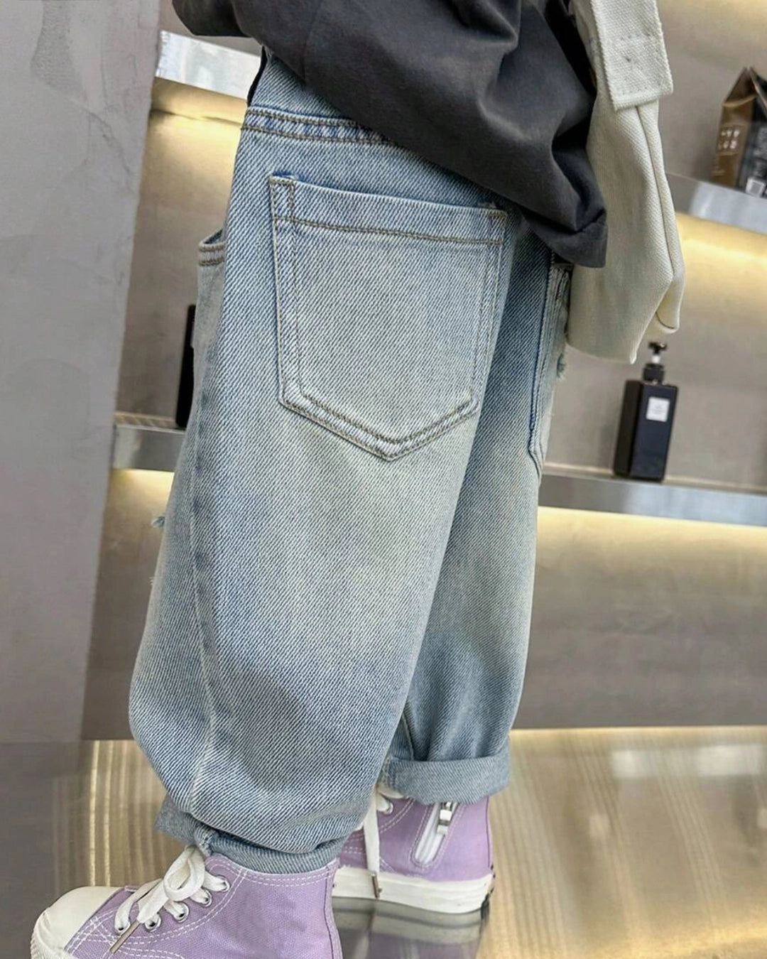Boys Distressed Denim Jeans – Casual Spring/Summer Style