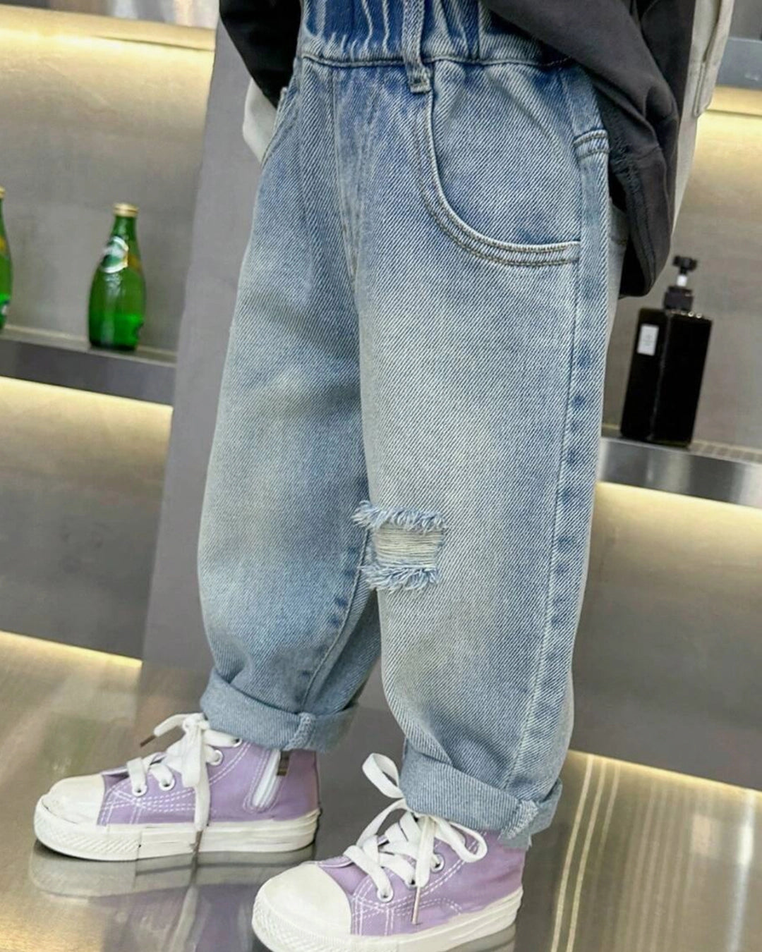 Boys Distressed Denim Jeans – Casual Spring/Summer Style