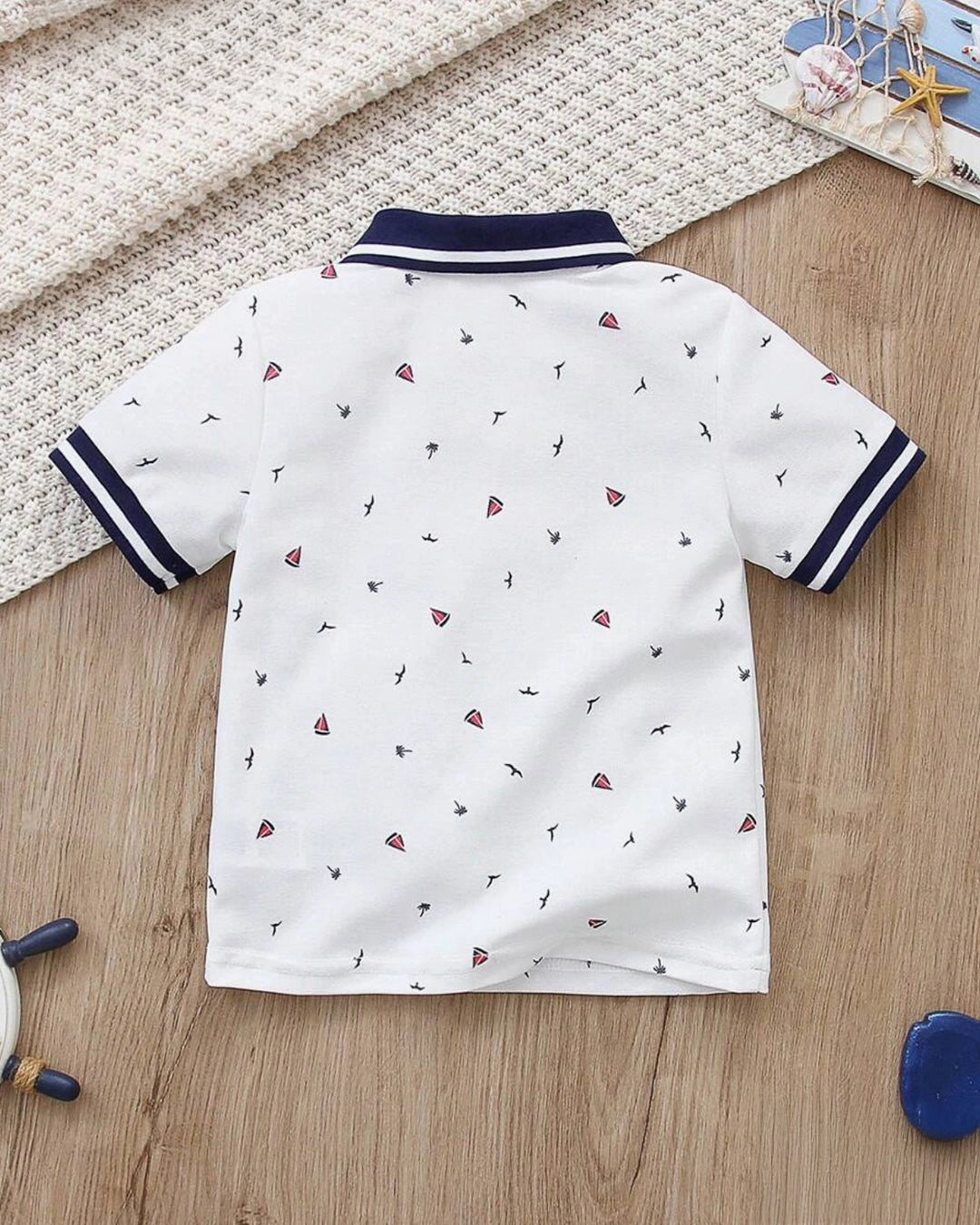 Striped Polo Shirt for Toddlers