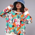 Tropical Print Hoodie – Colorful & Vibrant