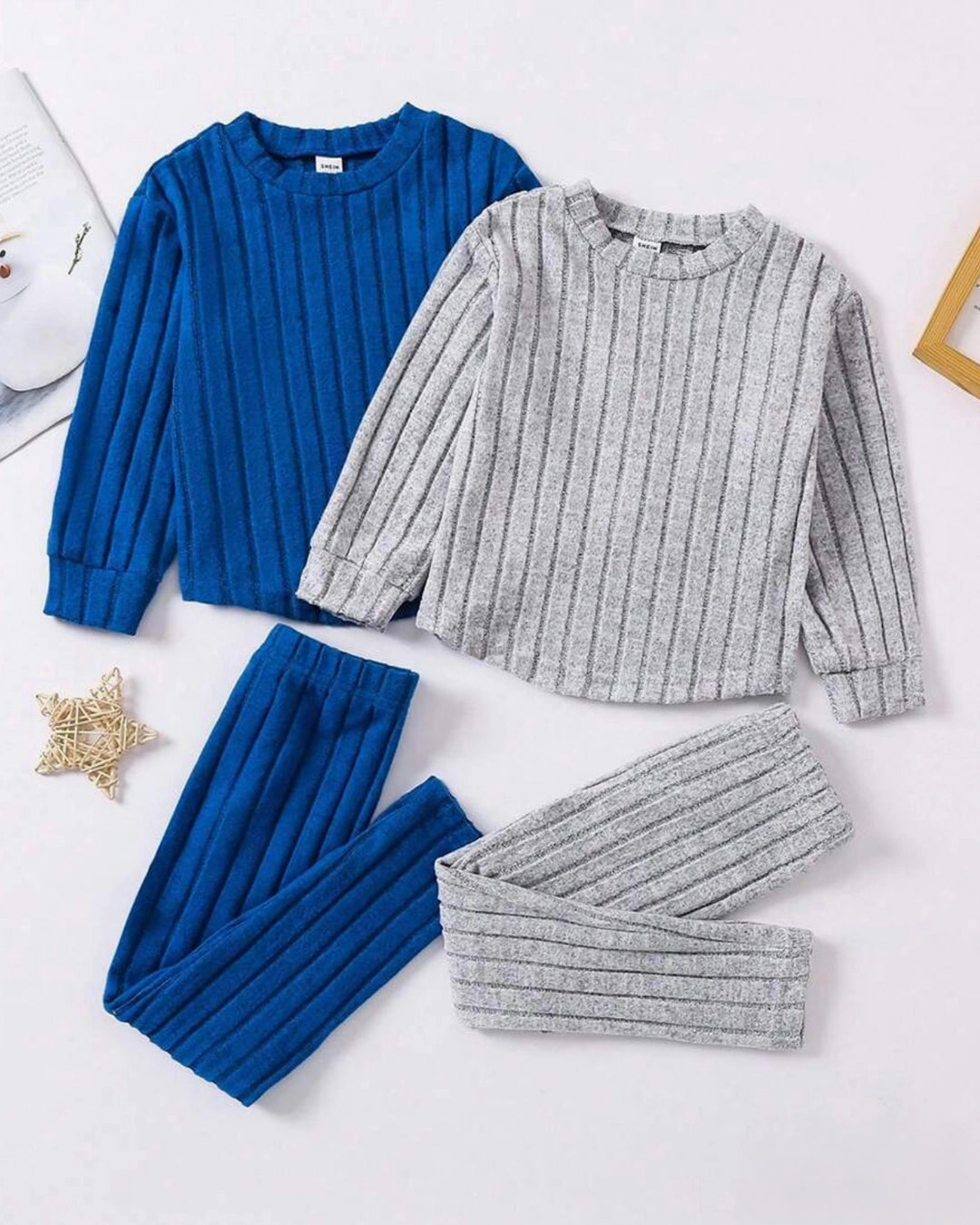 Girls 2pcs Casual Fall/Winter Set – Cozy & Simple Outfit