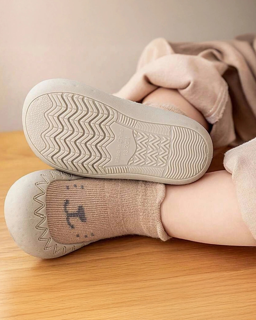 Soft Sole Indoor Shoes with Animal Prints