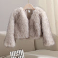 Girls Faux Fur Jacket – Winter Chic Style