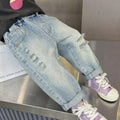 Boys Distressed Denim Jeans – Casual Spring/Summer Style