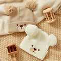 2pcs Baby Bear Knit Hats – Warm & Windproof