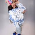 Blue Tie-Dye Hoodie – Artistic Streetwear