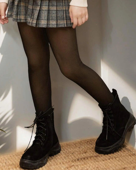 Children's Sheer Black Tights – All Seasons