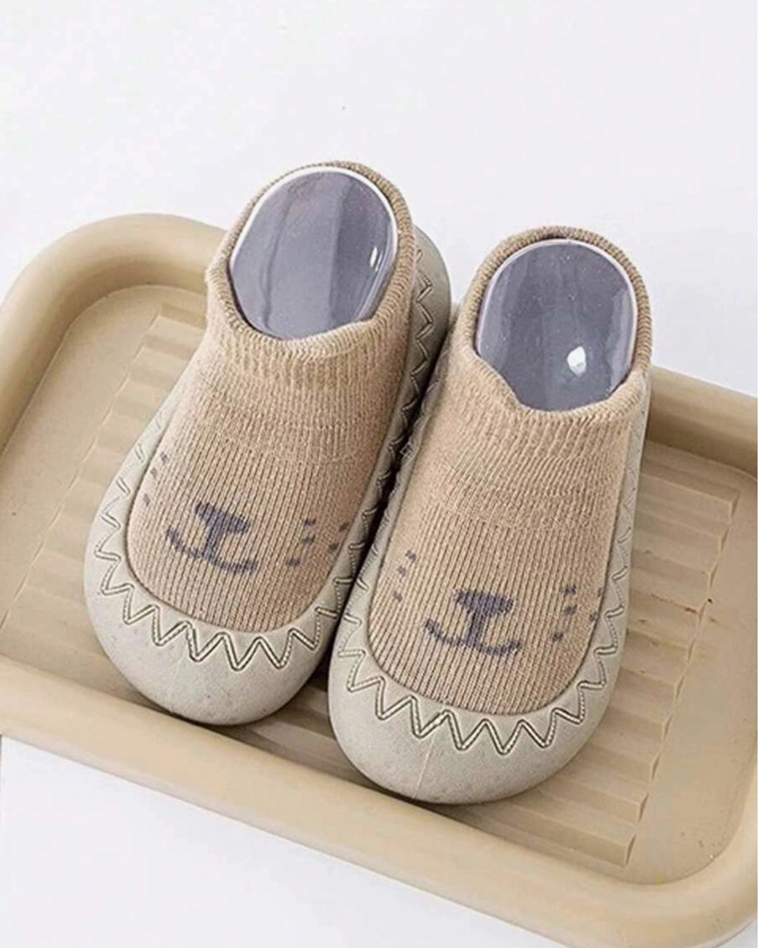 Soft Sole Indoor Shoes with Animal Prints
