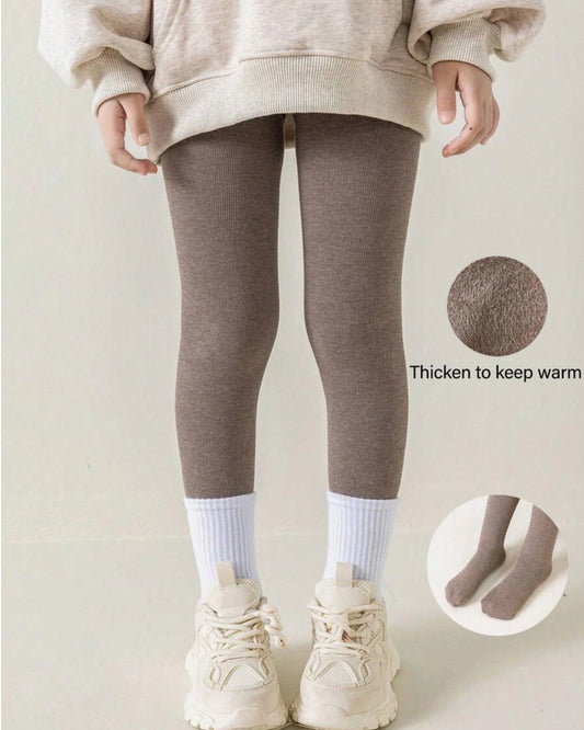 Children's Thick Elastic Tights, Autumn Winter Wear