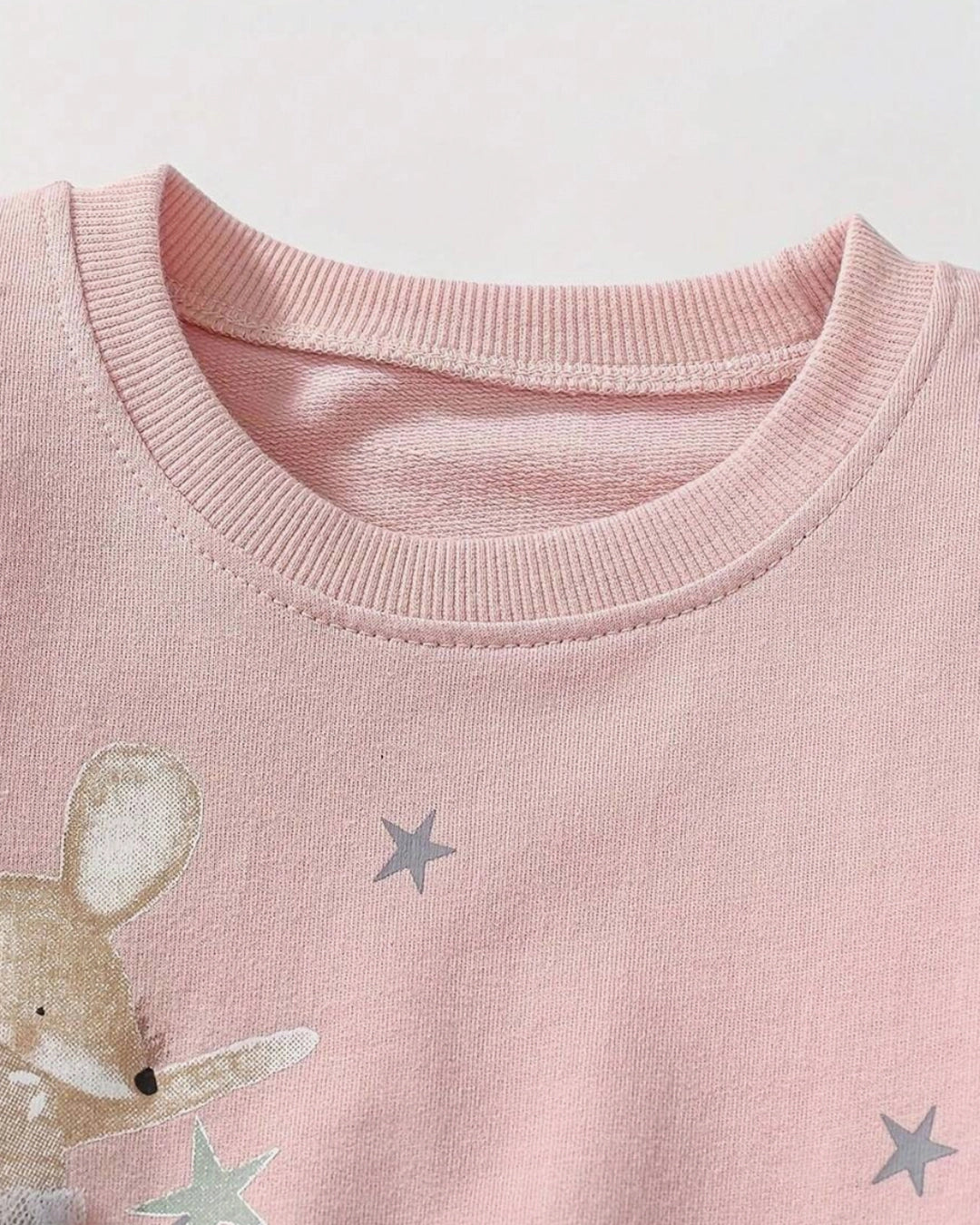 Young Girl Autumn Tulle & Cartoon Top Set