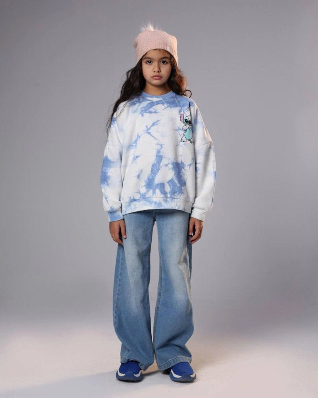 Blue Tie-Dye Hoodie – Artistic Streetwear