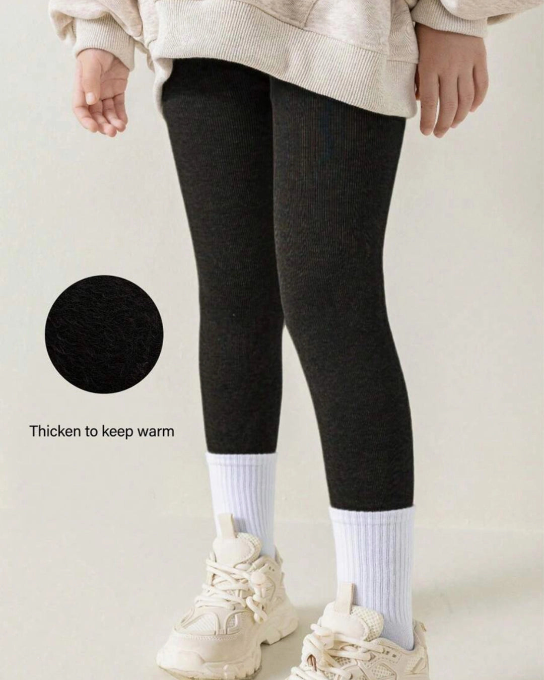 Children's Thick Elastic Tights, Autumn Winter Wear