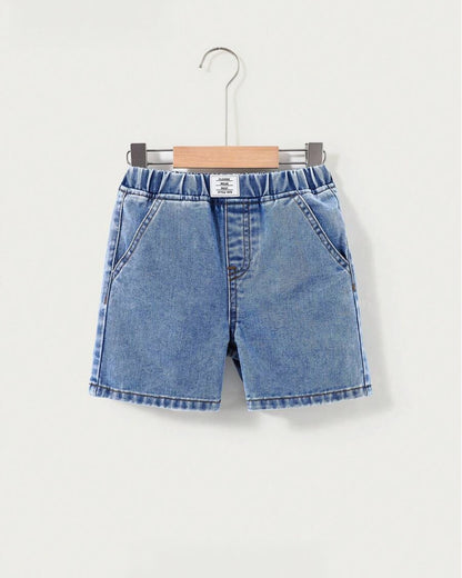Boys' Denim Shorts – Boho Style