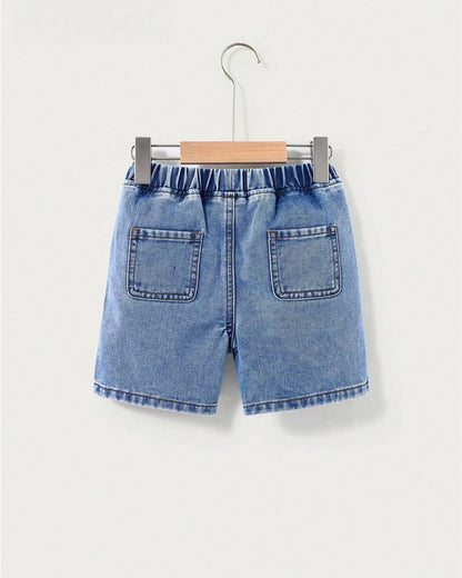 Boys' Denim Shorts – Boho Style