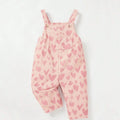 Heart Print Strap Jumpsuit for Girls
