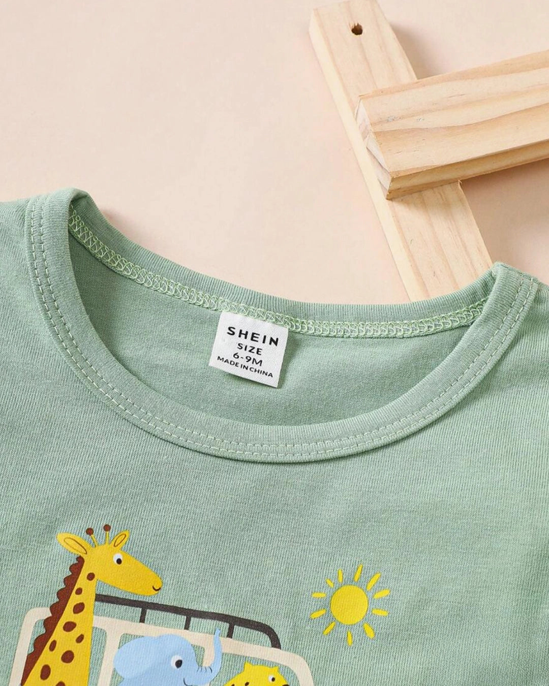 Cartoon Animal & Car Baby Set