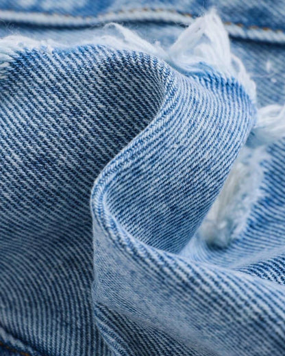 Girl’s Knit Top & Distressed Jeans Set