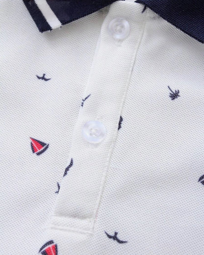 Striped Polo Shirt for Toddlers