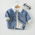 Fuzzy Collar Denim Jacket – Baby Boy