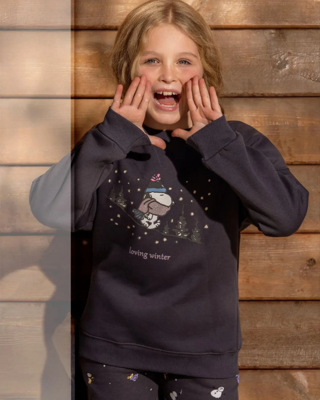 Girls Winter Pajama Set – Snowman Print